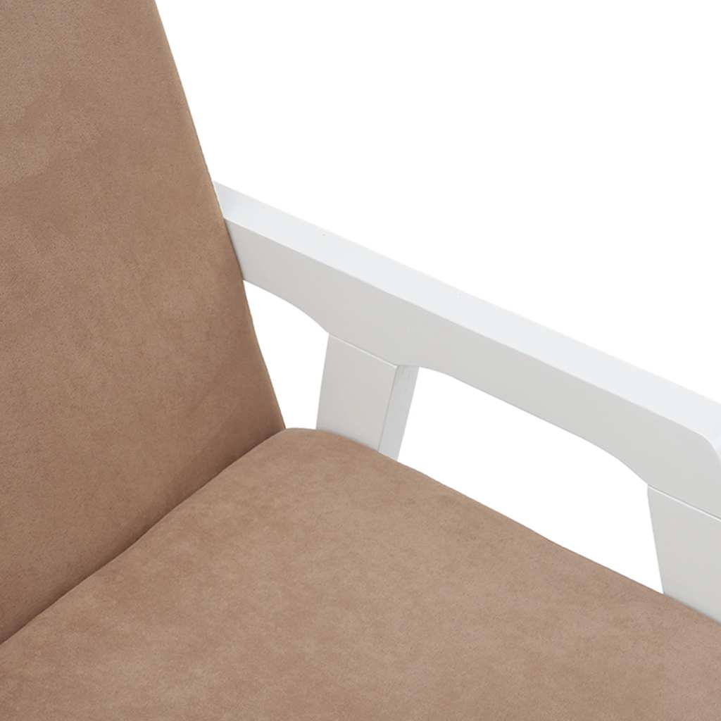Dining Chairs with Cushions 2 pcs White Solid Rubberwood