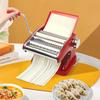 Bymaocar Suction Cup Manual Small Noodle Machine, Stainless Steel Thickness Adjustable Noodle Processing Tool for Home & Camping