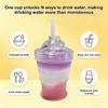 Collapsible Silicone Ice Ball Cup Portable Travel Cup With Straw Summer Outdoor Travel Ice Making Cup For Coffee Juice Drinks