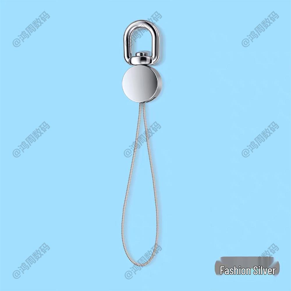 Durable 360° Rotatable Phone Lanyard with Metal Cord and Anti-Lost Finger Ring