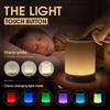 New Bluetooth LED Speaker Music Smart Touch and USB Battery Powered Night D