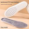 Fleece-Lined Shock-Absorbing Winter Insoles with Massage and Comfort