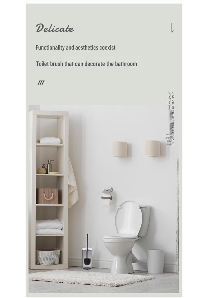 Zestawy łazienkowe Shitai z drewna bambusowego: Zestawy łazienkowe, Szczotka do WC, Kosz na śmieci