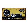 No Smoking Caution Signs: Metal Aluminum Vintage Decor for Garage & Clubs