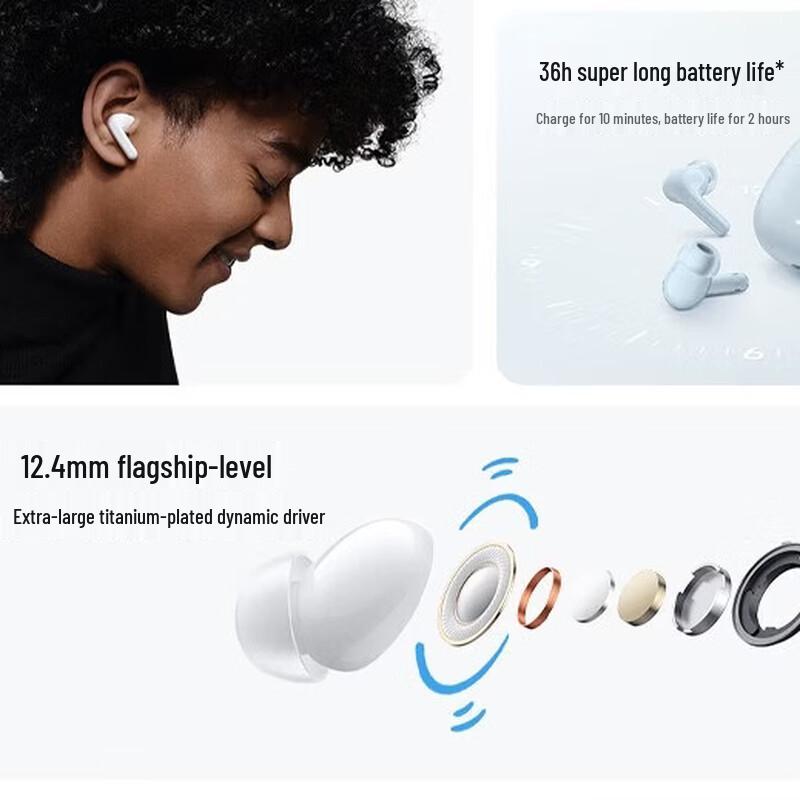 Xiaomi Redmi Buds 6 Youth Edition Active Noise Cancelling Wireless Earbuds