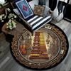 Musical Instruments Symphony Round Area Rug Under Office Chairs Bedroom Living Room Home Decor