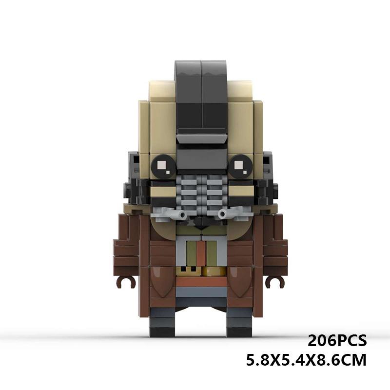 Building Block Compatible, Creative Doll Assembly Bain - Trench Coat, Educational Building Block Toy Assembly
