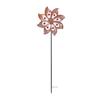 Creative Wind Spinners Rotating Flower Pinwheel Crafts Double Windmill Sculpture  Yard