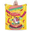 Bob Burgers  Plush Blanket Child  Flannel Throw Blanket For Living Room Warm Soft Design Quality Bedspread Gift