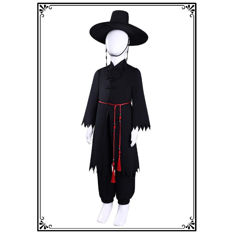 Saja Boy Cosplay Anime Movie Demon Hunter Jinu Group Singing Korea Style Boy Band Idol Outfit Halloween Party Costumes