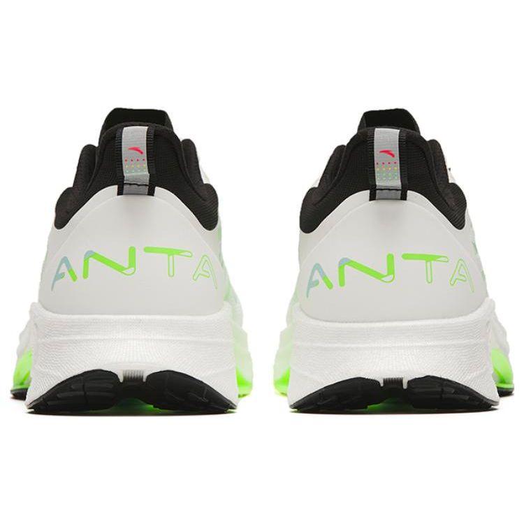 Anta Mach 3.0 Professional Racing Shock Absorption Non-Slip Wear-Resistant Low-Top Running Shoes Men sneaker White Green 112325583-5