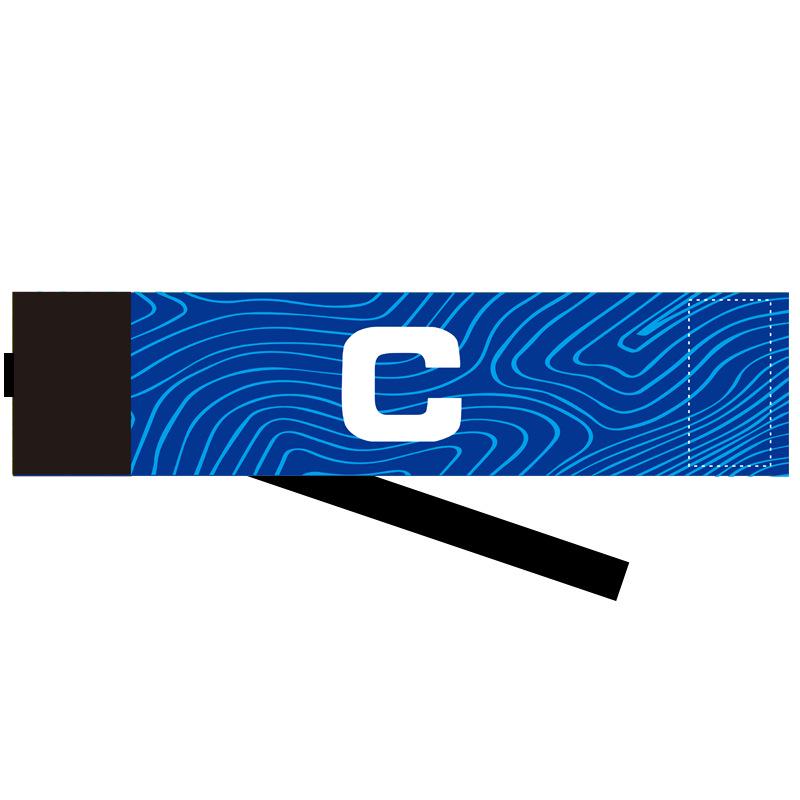 Wow Custom Captain C Armband Velcro Kids' Team Badge for Football Match Training