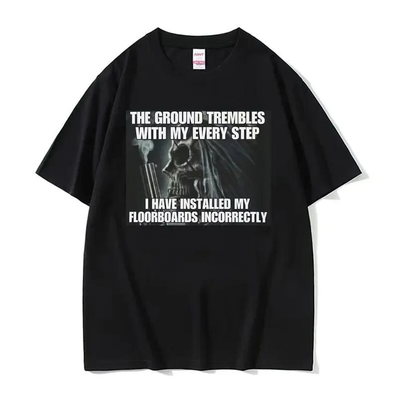 Autistic Funny Skeleton Meme Graphic T Shirt Fashion Gothic Retro T Shirts Male ONeck Oversized Short Sleeve Tshirt Unisex