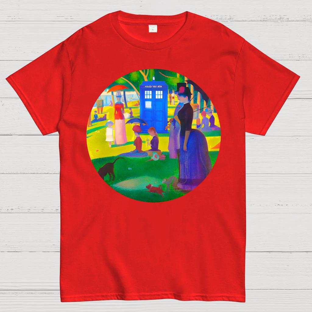 Tardis On La Grande Cotton Summer Casual Cool Loose T-Shirt