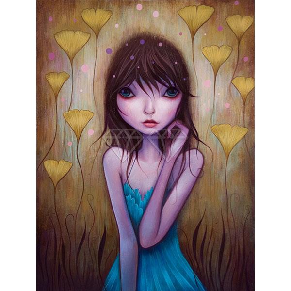 5D DIY Diamond Painting Kit Fresh Comic Beauty  Art Diamond Embroidery Rhinestones Decorations for Home