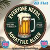 Metal Tin Sign Retro Art 20x20cm Home Wall Decor