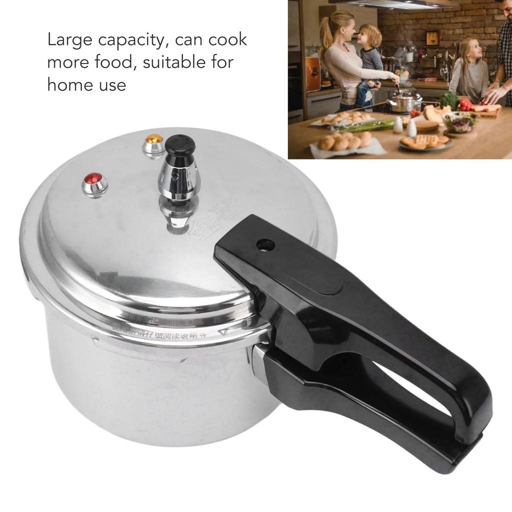 Pentola a Pressione per Fornello a Gas in Lega di Alluminio da 3L, Dimensioni Compatte 18cm, Bollitura Rapida, Pentola per Zuppe e Stufati, Utensili da Cucina