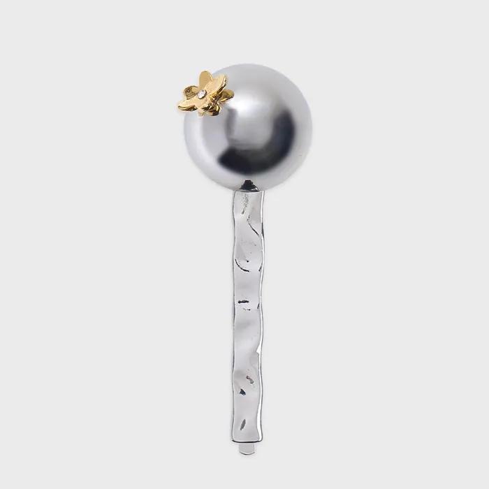 Soft Dome Hairpin (Silver Gold)