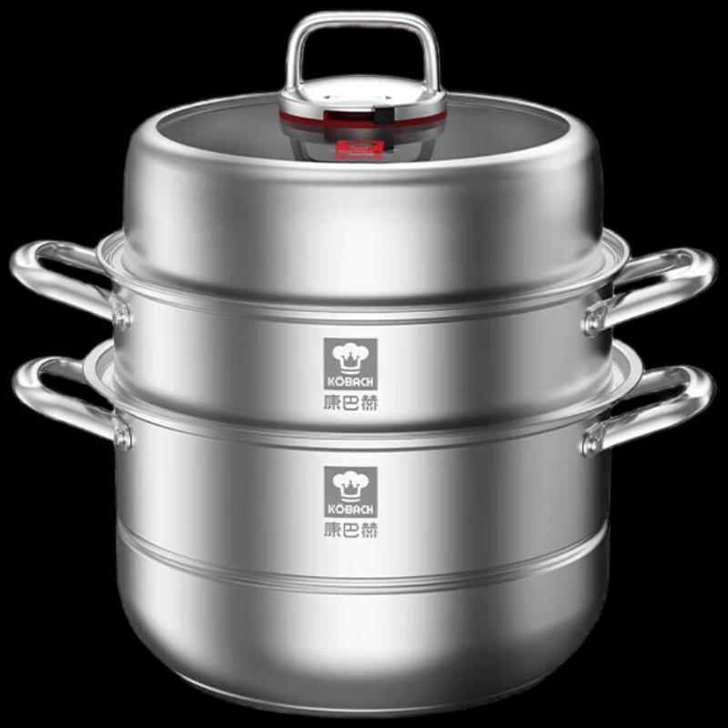 Kangbah 304 Stainless Steel Anti-Overflow Steamer