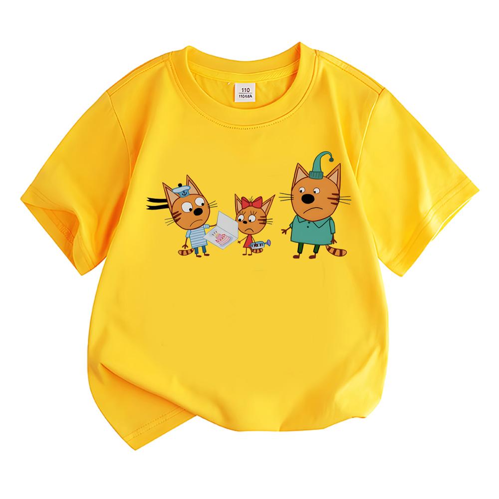 Kid-e-cats Baby Girls T-SHIRT Summer Short Sleeve Soft 100% Cotton Cartoon Children's Pink Tops Toddler Kids Clothing anime T-shirt Cute T-shirt