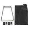 Damp Proof Cooler Holder Stand Stainless Steel Cooler Rack Durable Foldable Cooler Stand  Camping