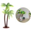 10/20/30/40/50 Pcs Tree Decor Coconut Miniature Plants Palm Trees Crafts Aquarium Fish Tank Decorations
