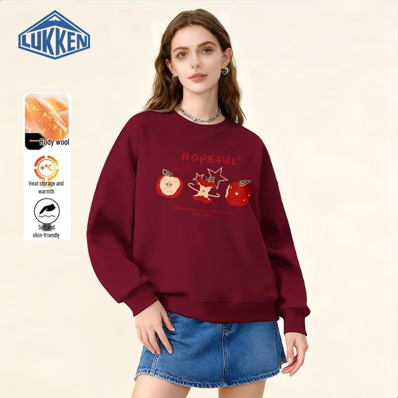 

Толстовка LUKKEN с графикой звездного яблока из флиса M