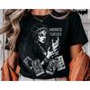 Vintage Mystic Teller Pattern T-shirt For Women Occult Graphic 3D Printed Tees Summer Short Sleeve O-Neck Tops Loose T Shirts