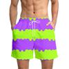 Men's Shorts Creative Colorful 3D Printed Shorts Loose Casual Plus Size Breathable Vacation Style Summer Versatile Shorts