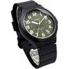 CaSio Men S Analog Quartz Watch moSS Green Mw 240 3bv
