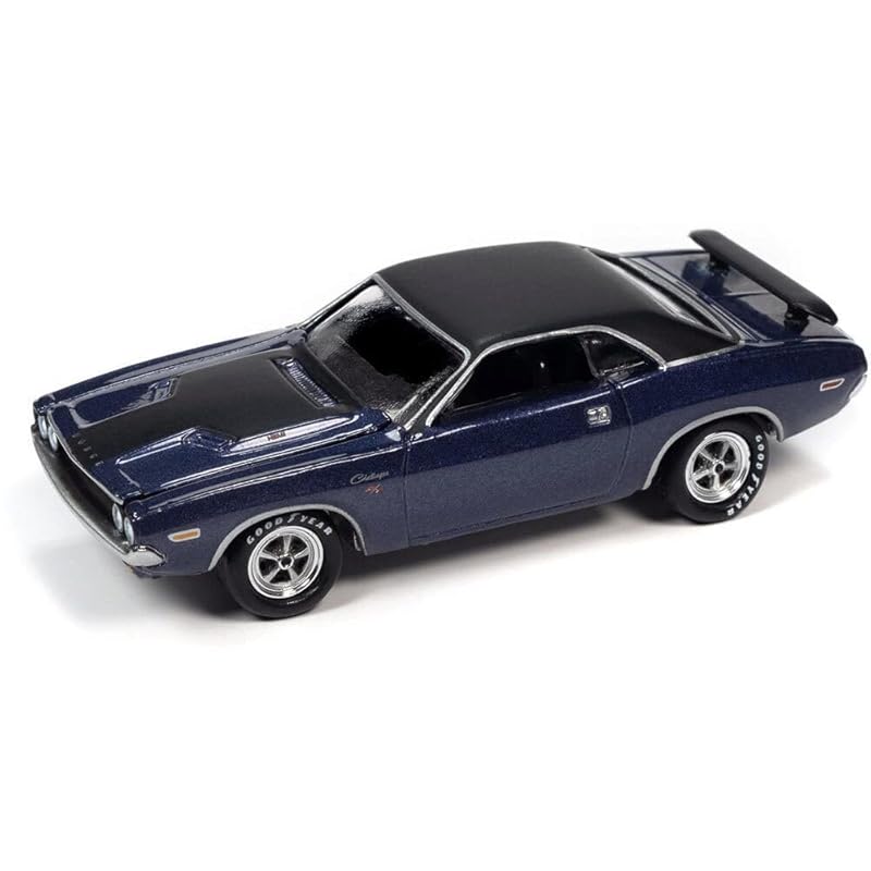 Johnny Lightning 1/64 dodge challenger R/T 1970 USPS purple Dodge Challenger mini car [product]