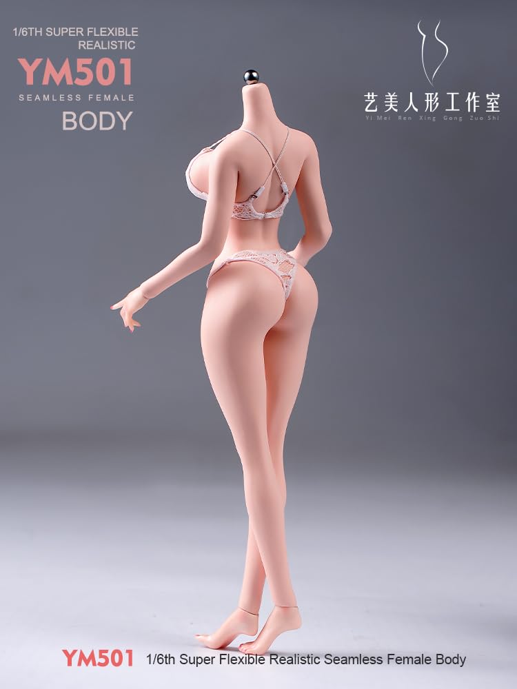 Toys Hobbies Scale Action Figure YIMEI YM501 Super Large Bust Platinum Silicone Beautiful Female Seamless Body with Physiological Parts Clothes and
