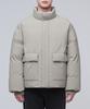 Musinsa Standard Out Pocket Down Short Padded Jacket [Dusty Beige]