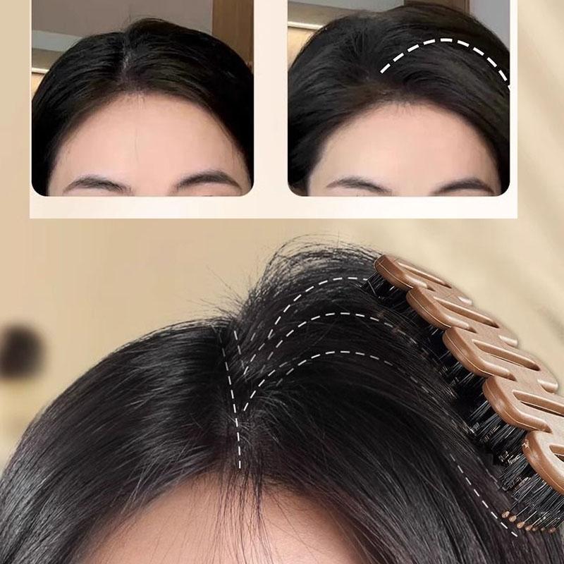 Pine Tower Shape Hair Smoothing Comb Fluffy Massage Head Hair Brush Anti-static Bristle Comb Rib Comb Hair Care Styling Comb