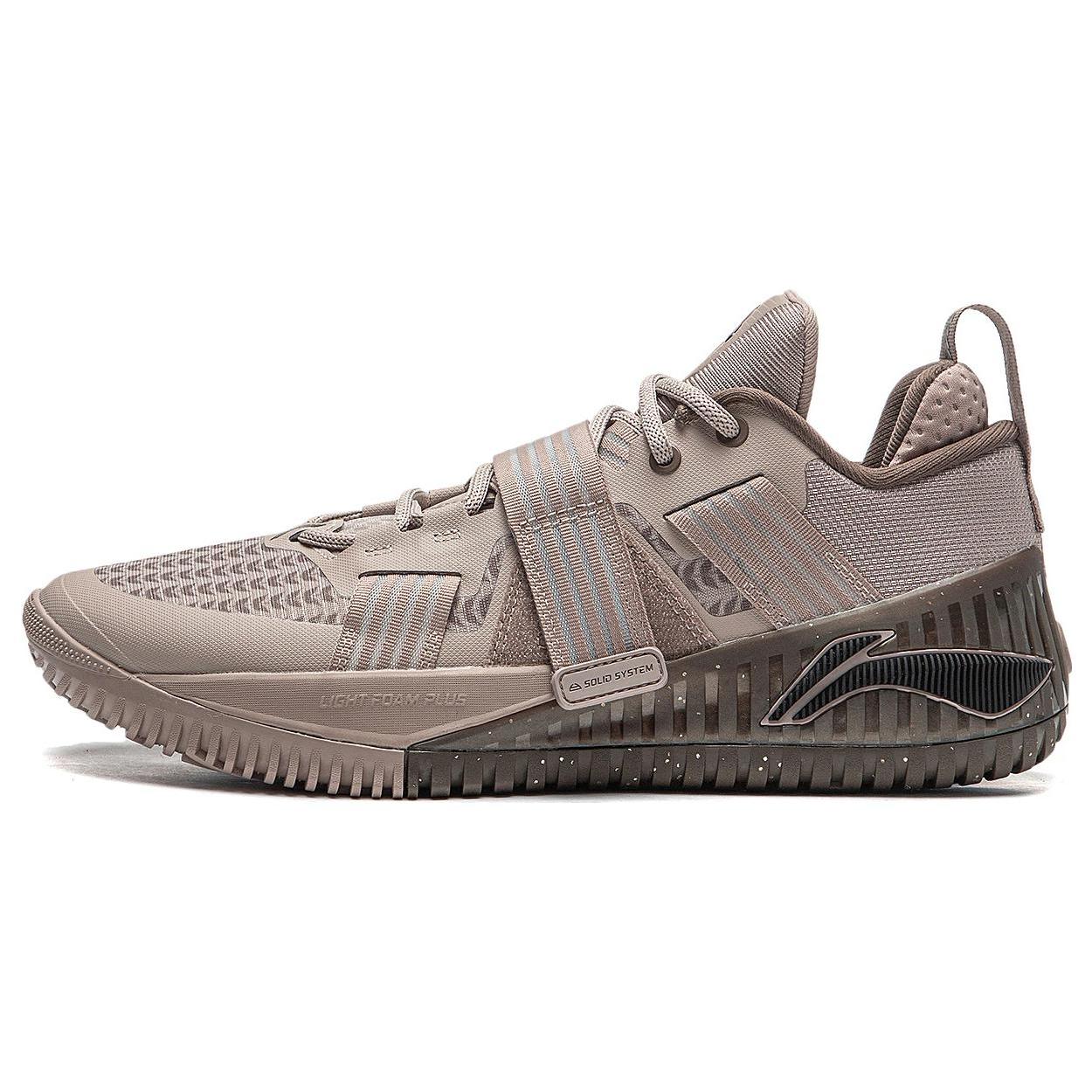 

LiNing Rage Anti Slip Wear Resistant Basketball Shoes Men s Umber 45