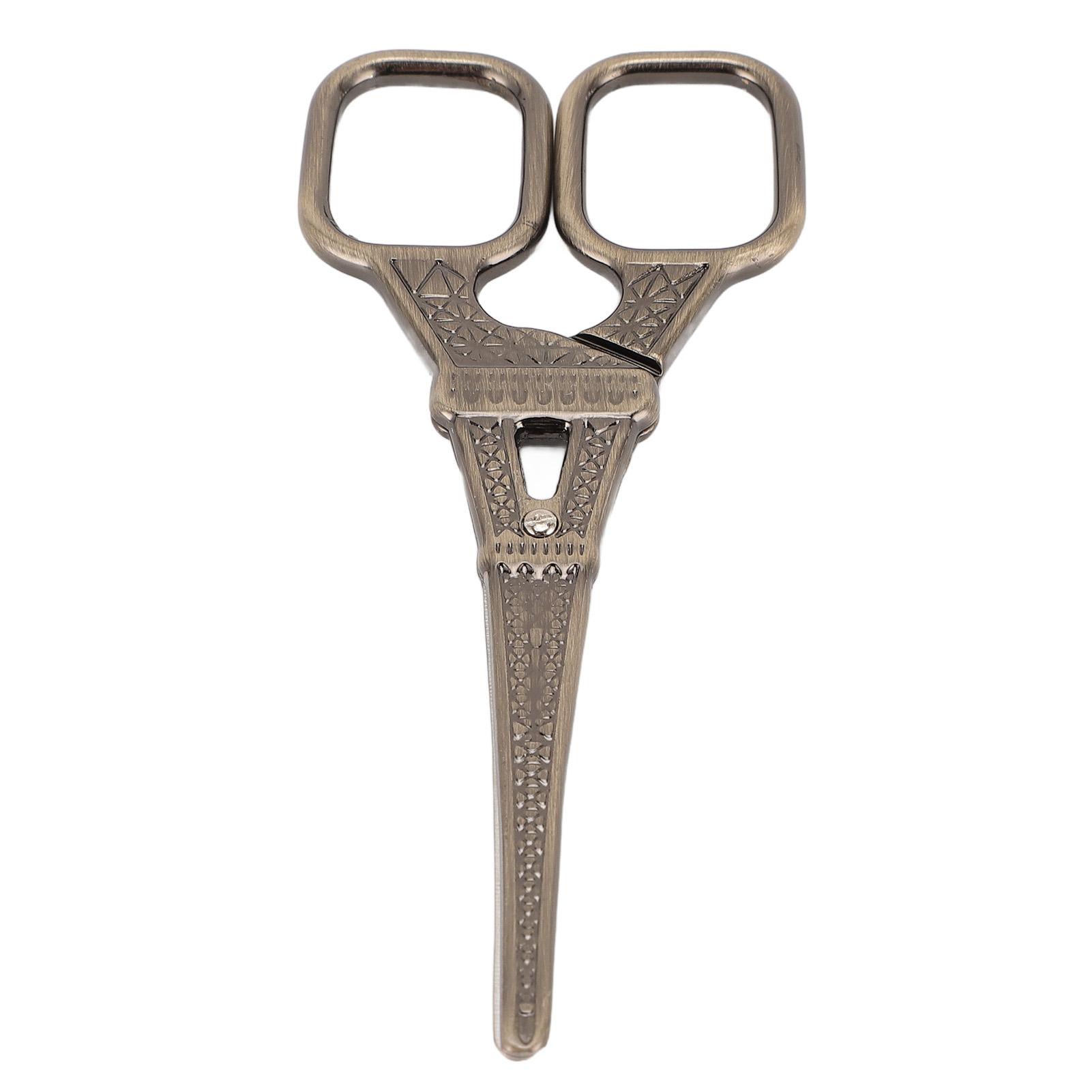 

Beauty Scissor Stainless Steel Multifunctional Rounded Head Portable Small Grooming Scissor for бронзовый