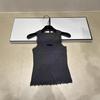 2026 Summer Lace Knit Round Neck Slimming Vest: Versatile Casual Fashion Top