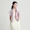 [100% Mulberry Silk] Fashionable, lightweight, soft and elegant large square scarf shawl women's versatile silk scarf