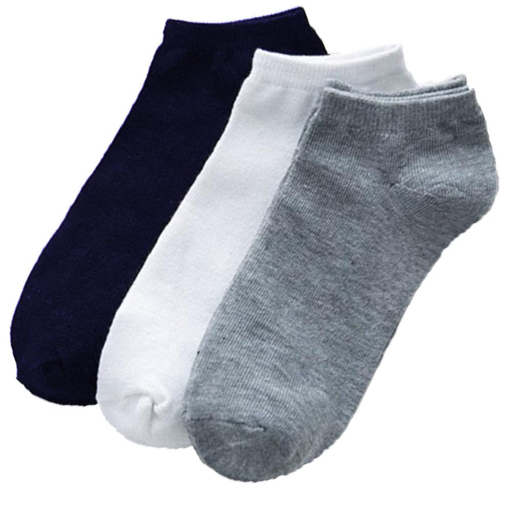 3lü Unisex Kısa Patik Çorap Ekonomik Pamuklu Spor Çorabı