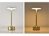 USB Rechargeable All-Aluminum Flying Saucer Table Lamp – Luxury Atmosphere Night Light