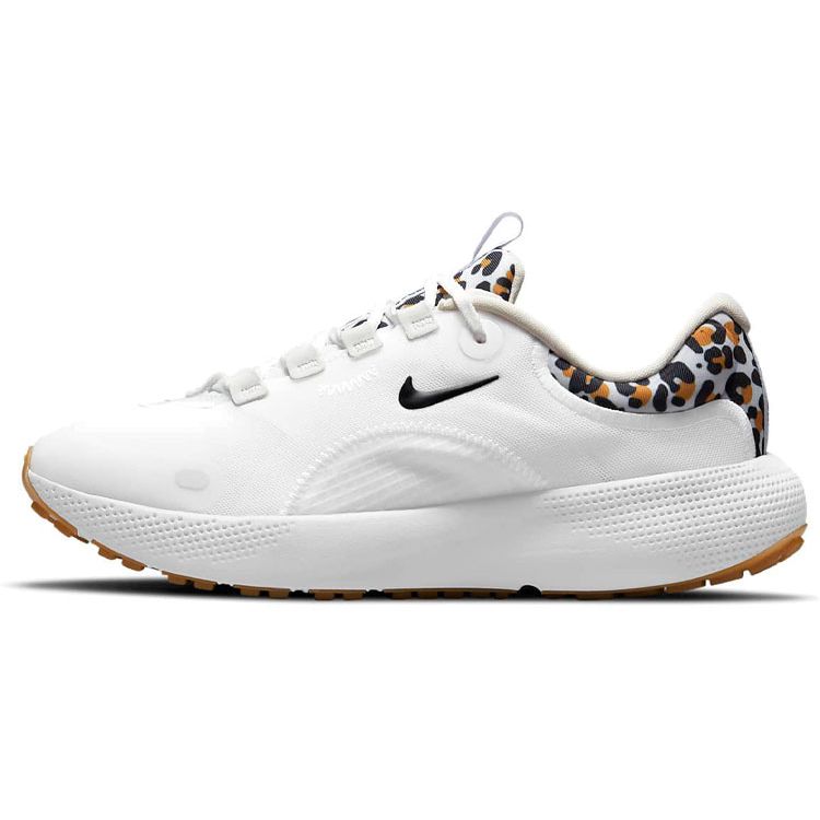 Nike React Escape Run White Leopard Women Sneakers Light-Bone Wheat Black DM3083-100