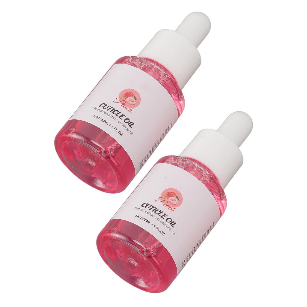 2PCS Nail Care Oil Heals Dry Cracked Cuticles Moisturizing Revitalizing Finger Edges Oil for
