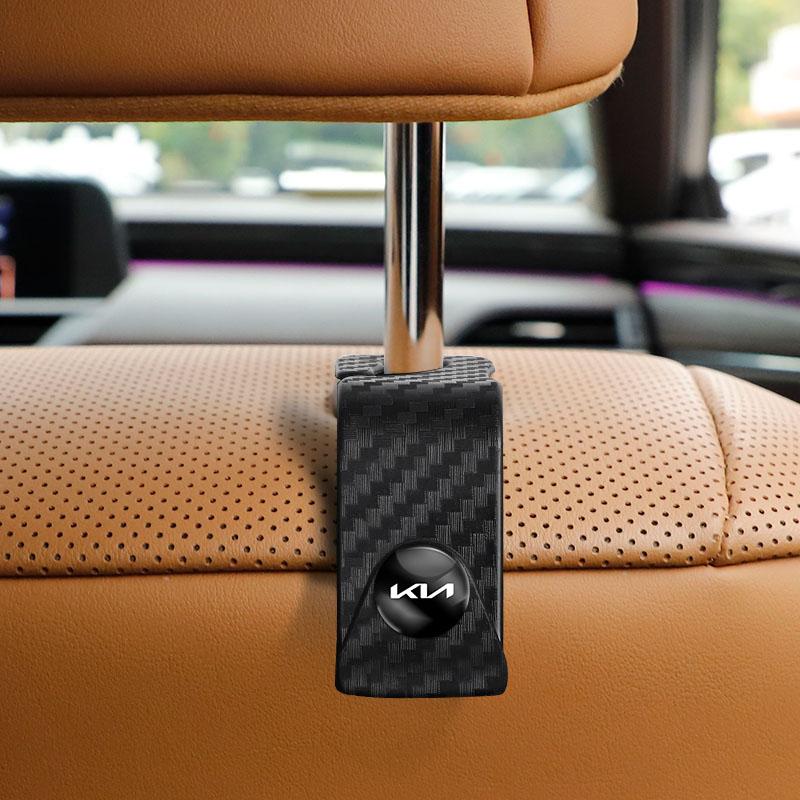 BBEI1 For Kia Morning Picanto Rio Sorento XCeed Soul Cerato Venga Cadenza K9 Se Car Back Seat Hook Hanging Storage Mobile Phone Holder
