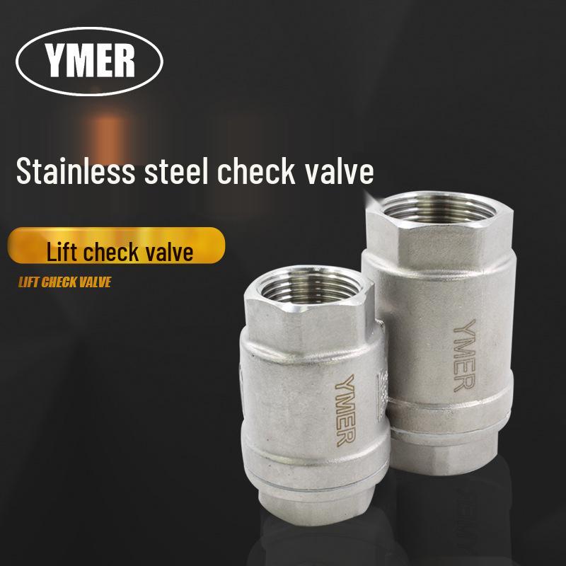 YMER Stainless Steel DN15 Vertical Lift Check Valve with Threaded Connection