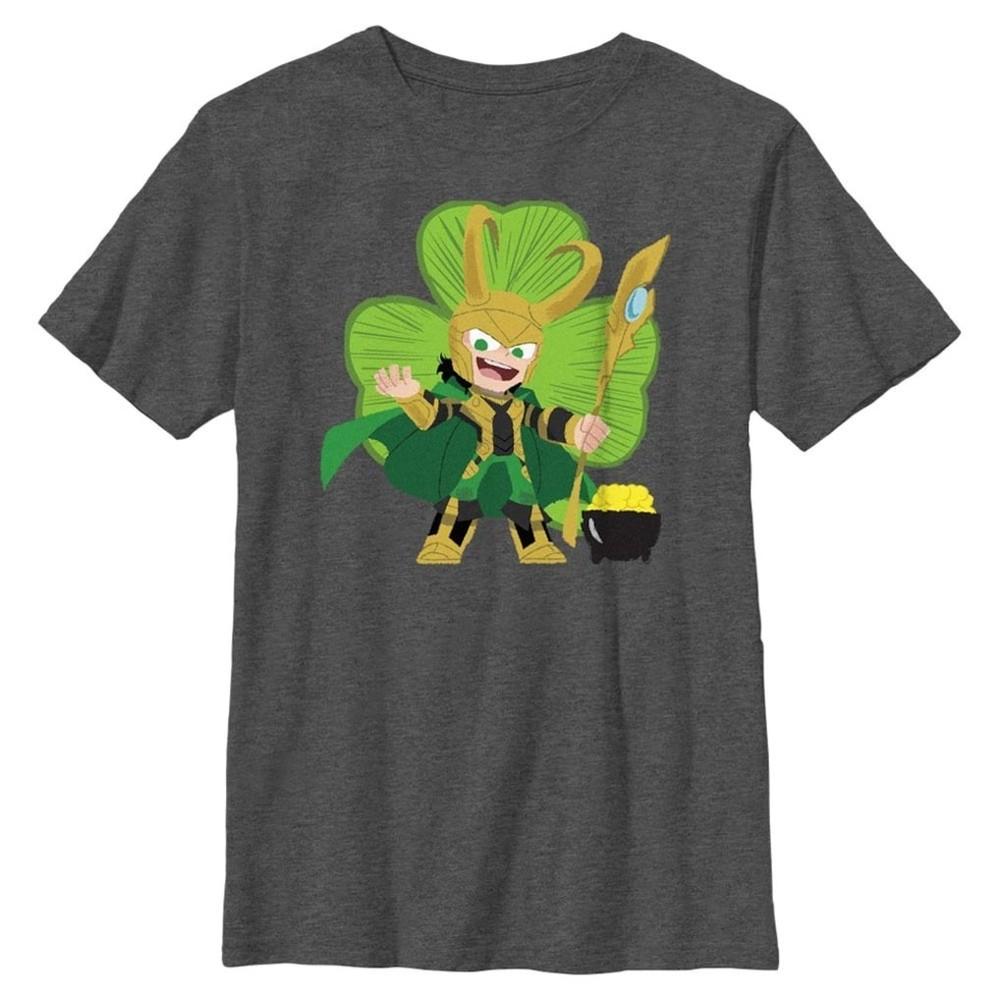 

Mad Engine Marvel Loki Gold Coins St. Paddys Day Graphic T-Shirt Size S-5XL Unisex T-Shirt L