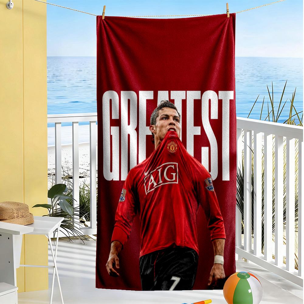 Golden Number Seven Beach Towel Soft Durable Quick-Dry Comfortable Lightweight Portable for Swimming,Beach,Camping, Travel, Beach Accessories,Gym