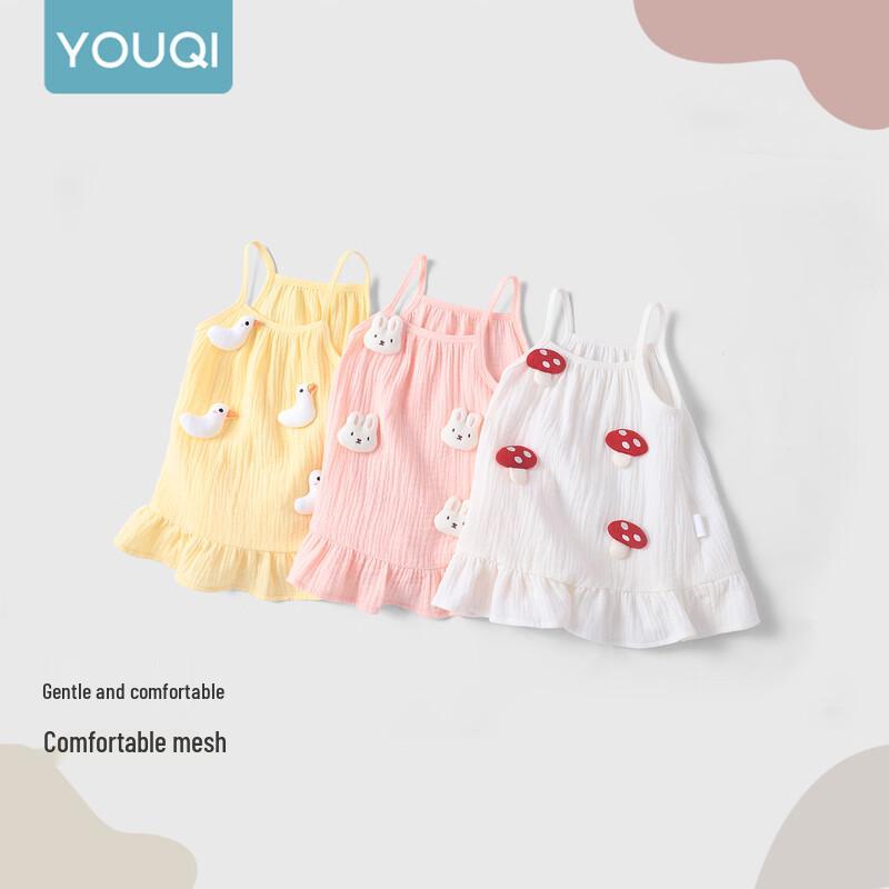 Youqi Baby Girls' Summer Polka Dot Princess Dress
