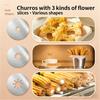 Churros Maker Electric Machine, Home Spanish Doughnut Extruder Set, Non-Stick Frying Kit for Authentic Latin Pastry