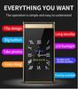 Multi-language Flip Cover Dual Screen Senior Phone (2G/4G) - English, French, Russian, Arabic, Vietnamese, Thai.