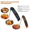 Digital Folding Probe Barbecue Thermometer Grill Food Electronic Oil Temperature Meter Thermometer Kitchen Thermometer For Cooking Oven